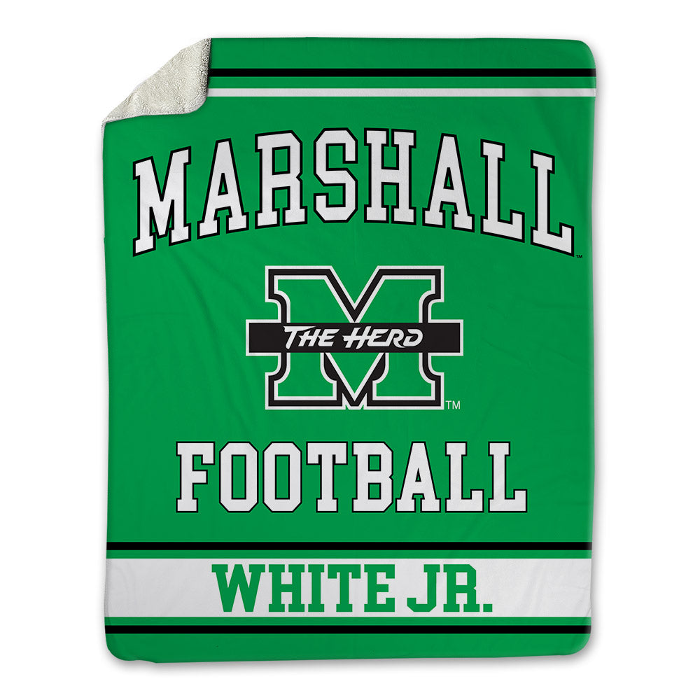 Marshall - NCAA Football : Sherone White Jr. - Blanket-0