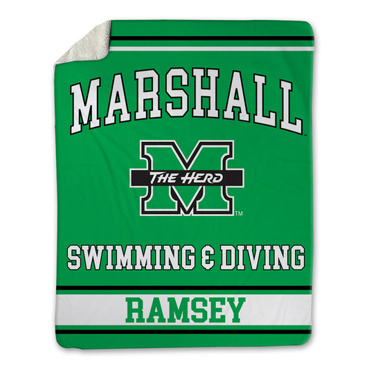 Marshall - NCAA Women's Swimming & Diving : Lauren Ramsey - Blanket-0