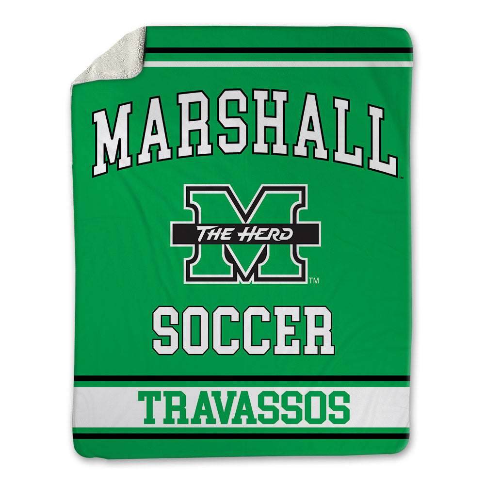 Marshall - NCAA Women's Soccer : Luiza Travassos - Blanket-0