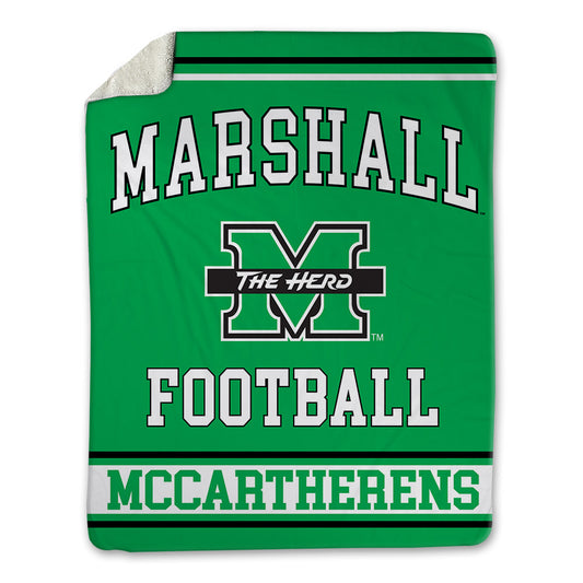 Marshall - NCAA Football : Charles McCartherens - Blanket-0