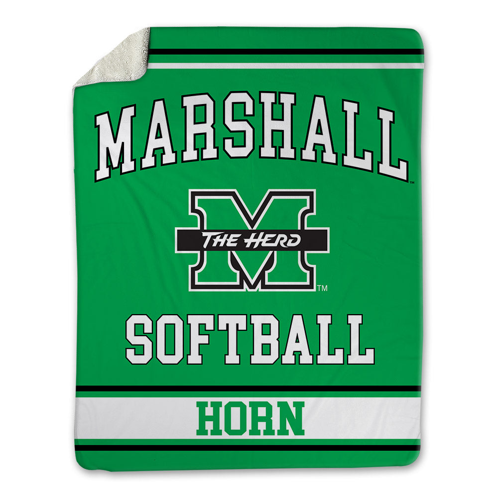 Marshall - NCAA Softball : Summer Horn - Blanket-0
