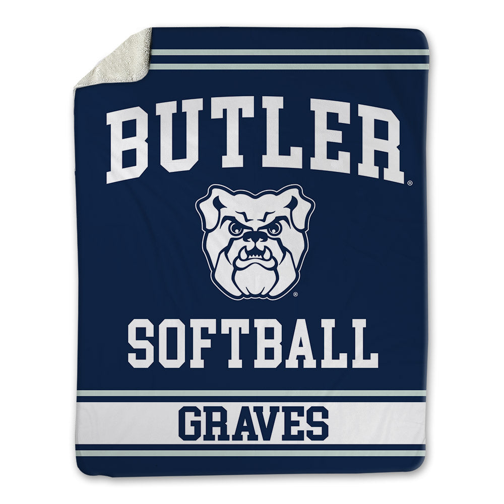 Butler - NCAA Softball : Kendall Graves - Blanket-0