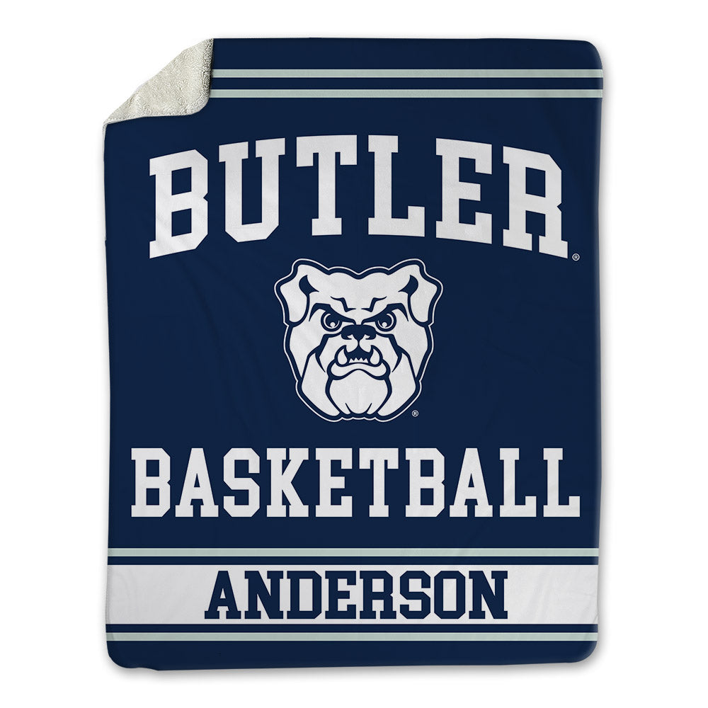Butler - NCAA Men's Basketball : Treyson Anderson - Blanket-0