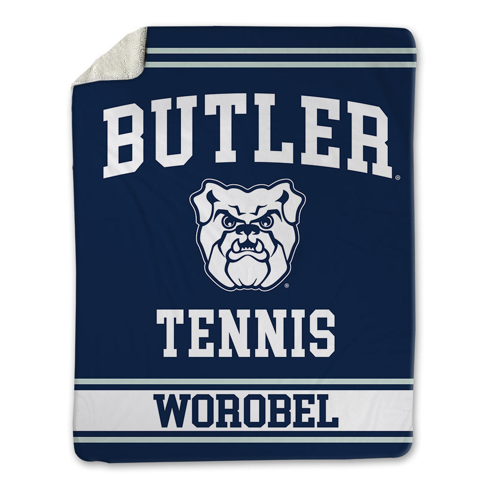 Butler - NCAA Men's Tennis : Wesley Worobel - Blanket-0
