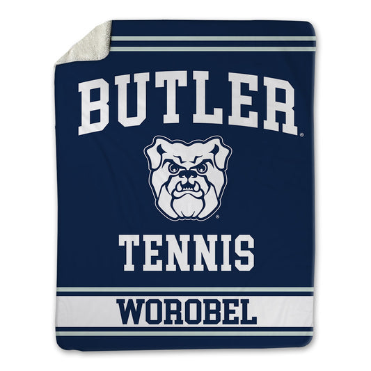 Butler - NCAA Men's Tennis : Wesley Worobel - Blanket-0