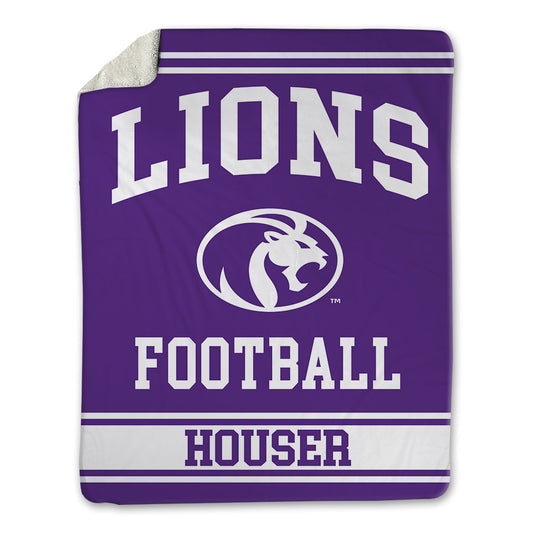 North Alabama - NCAA Football : Clint Houser - Blanket-0