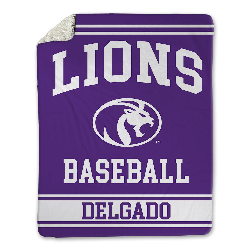 North Alabama - NCAA Baseball : Matthew Delgado - Blanket-0