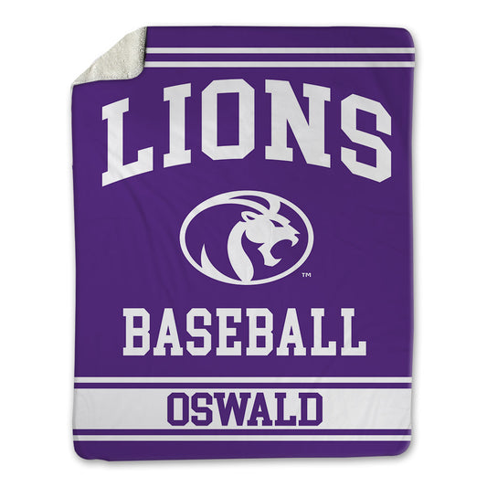North Alabama - NCAA Baseball : Gavin Oswald - Blanket-0