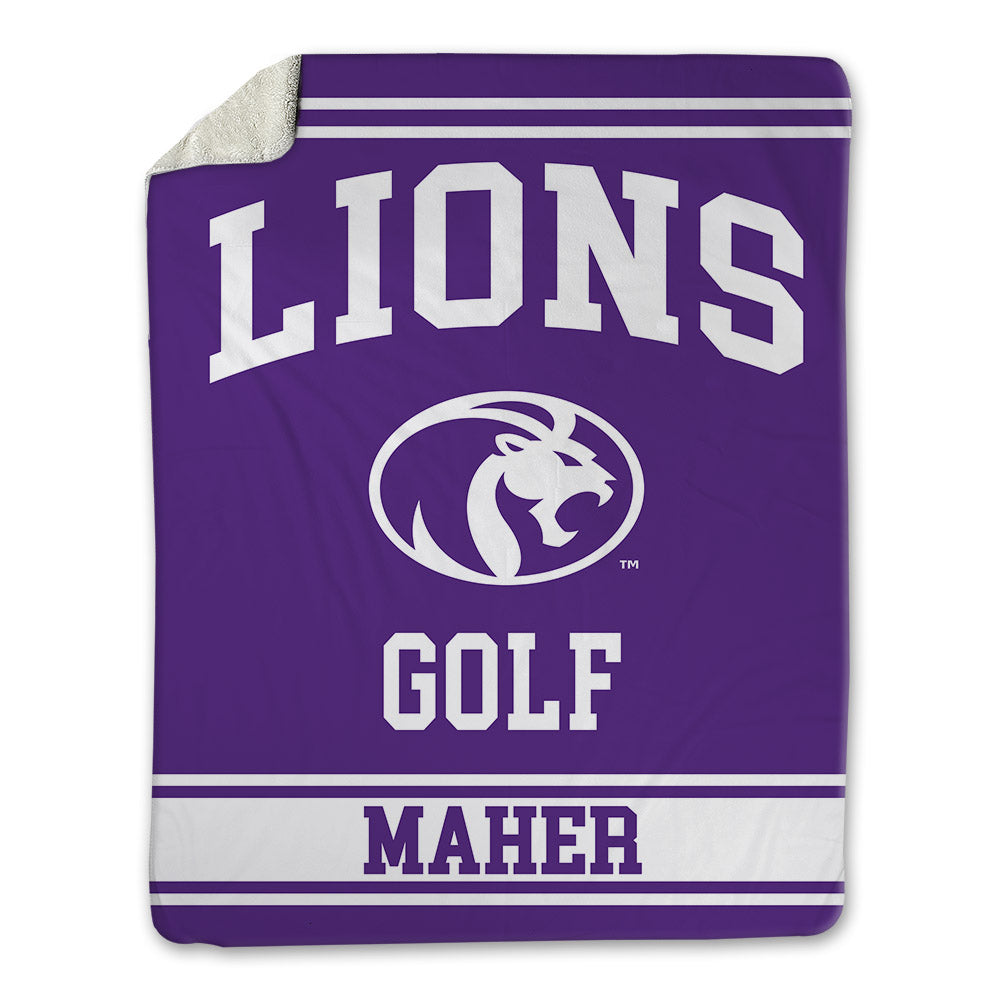 North Alabama - NCAA Men's Golf : Corey Maher - Blanket-0