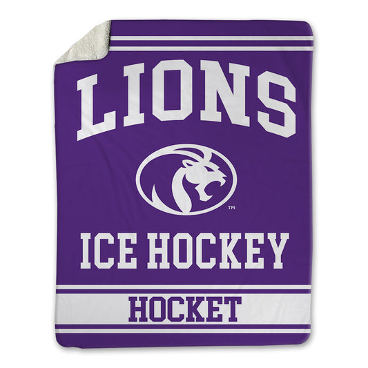 North Alabama - NCAA Men's Ice Hockey : ICE Hocket - Blanket-0