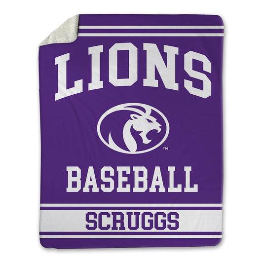 North Alabama - NCAA Baseball : Landon Scruggs - Blanket-0