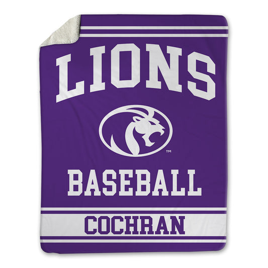 North Alabama - NCAA Baseball : Charlie Cochran - Blanket-0