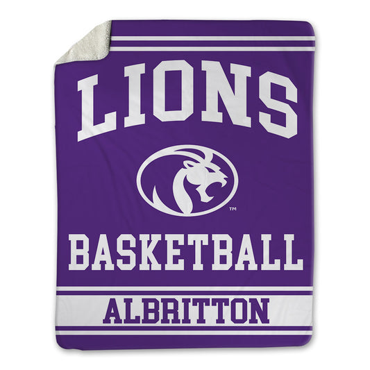 North Alabama - NCAA Men's Basketball : Jamal Albritton - Blanket-0