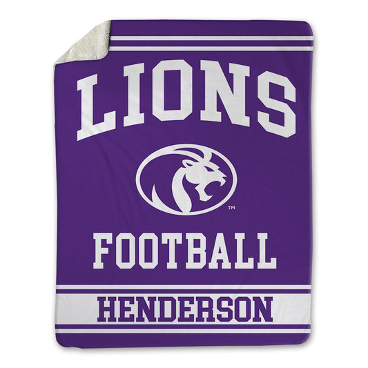 North Alabama - NCAA Football : Magnum Henderson - Blanket-0