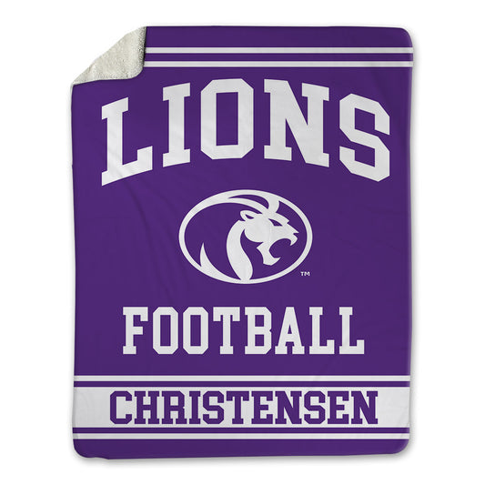 North Alabama - NCAA Football : Micah Christensen - Blanket-0