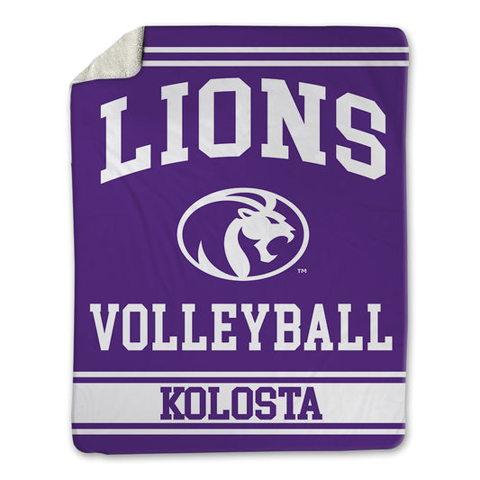 North Alabama - NCAA Women's Volleyball : Jenna Kolosta - Blanket-0