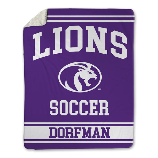 North Alabama - NCAA Women's Soccer : Emily Dorfman - Blanket-0