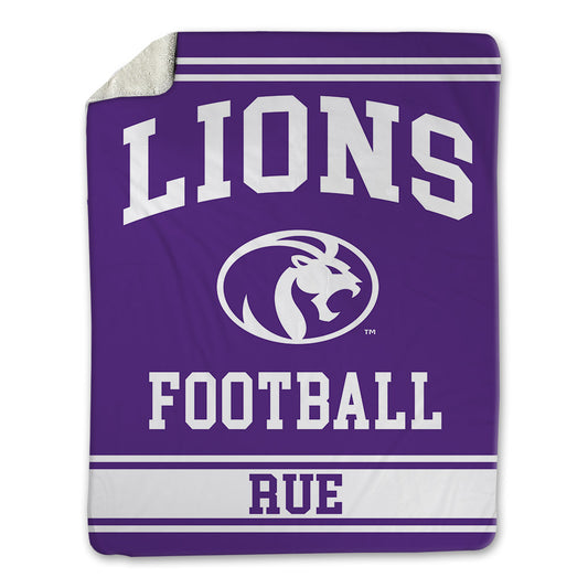 North Alabama - NCAA Football : Isaac Rue - Blanket-0