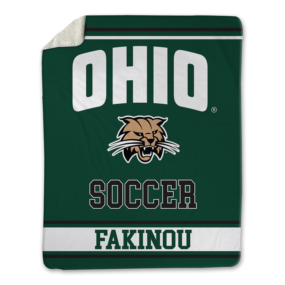 Ohio - NCAA Women's Soccer : Iro Fakinou - Blanket-0