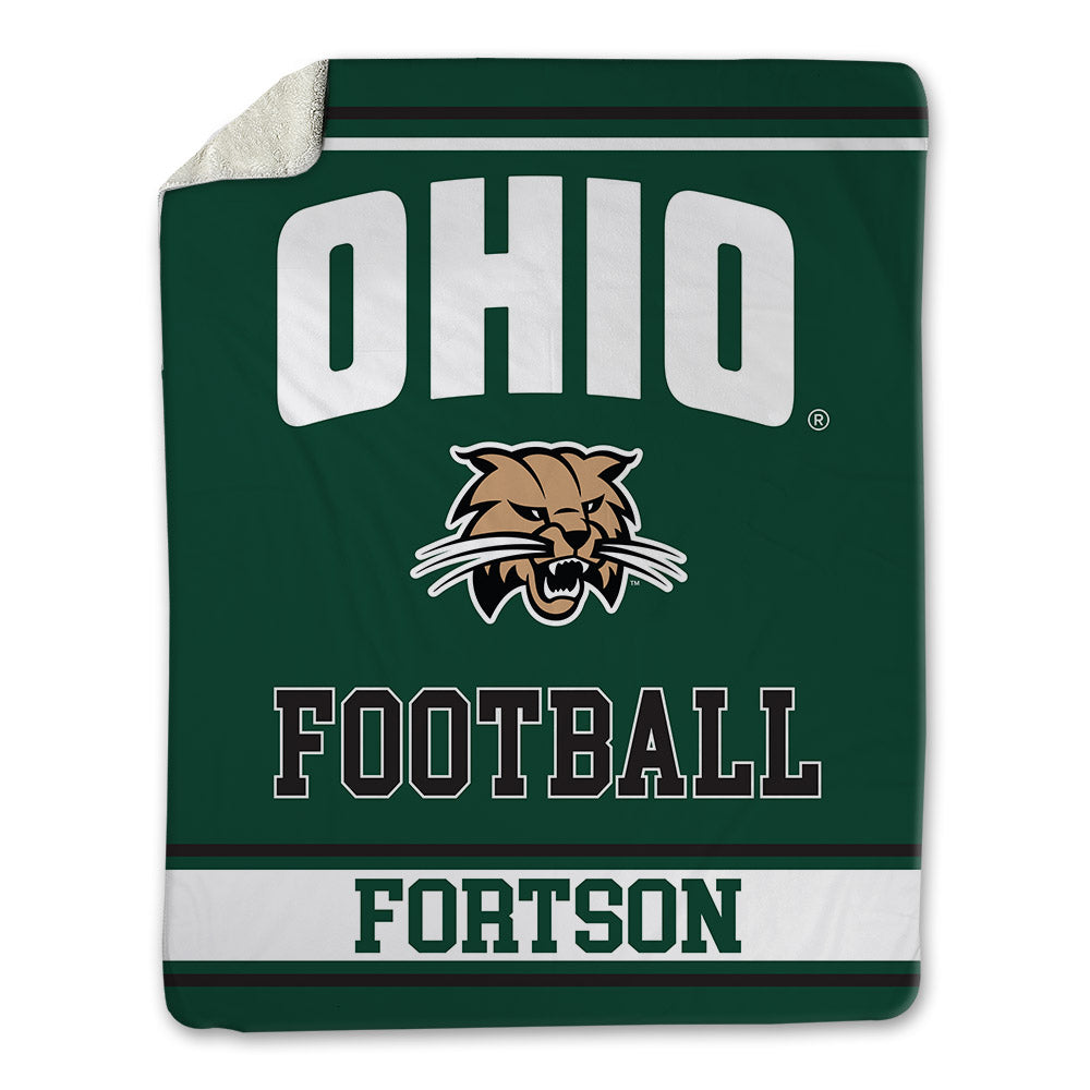 Ohio - NCAA Football : Danny Fortson - Blanket-0