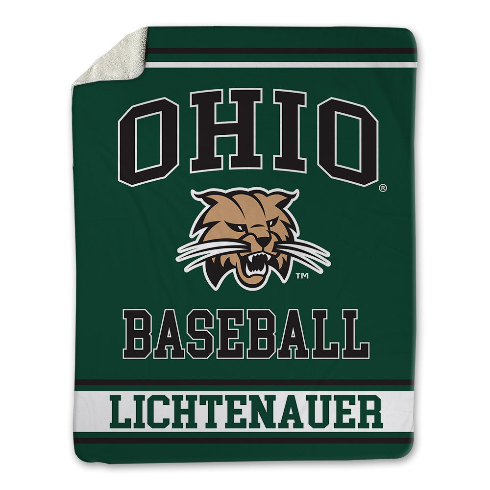 Ohio - NCAA Baseball : Evan Lichtenauer - Blanket-0