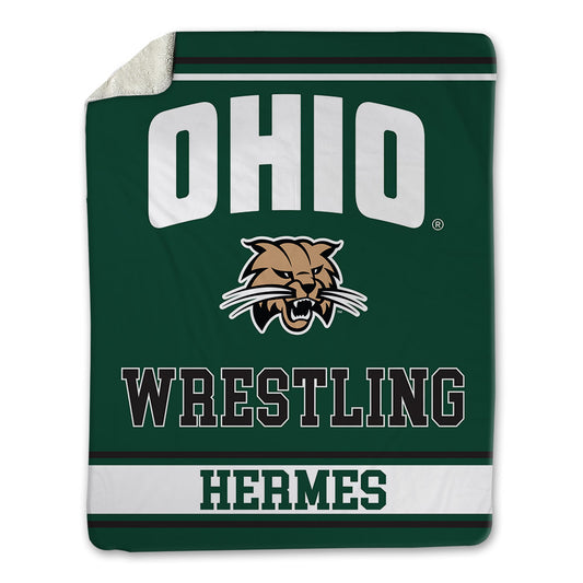 Ohio - NCAA Wrestling : Abe Hermes - Blanket-0