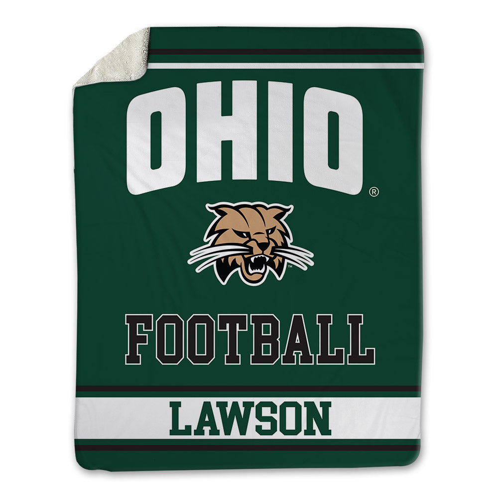 Ohio - NCAA Football : Trumain Lawson - Blanket-0