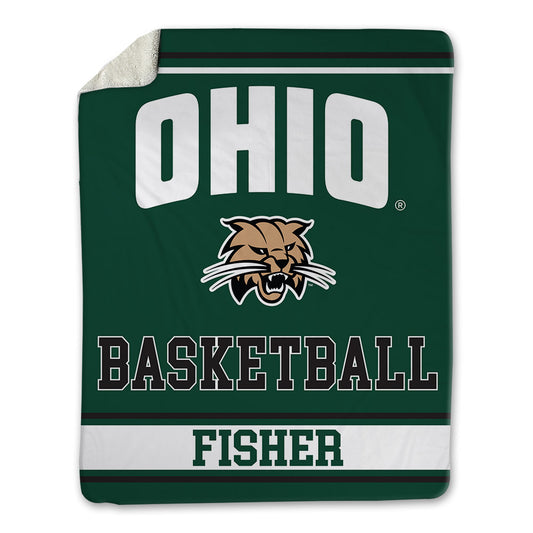 Ohio - NCAA Men's Basketball : Jordan Fisher - Blanket-0