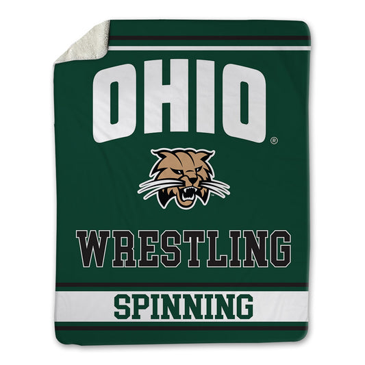 Ohio - NCAA Wrestling : Charles Spinning - Blanket-0