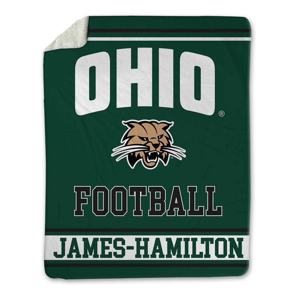 Ohio - NCAA Football : Darren James-Hamilton - Blanket-0