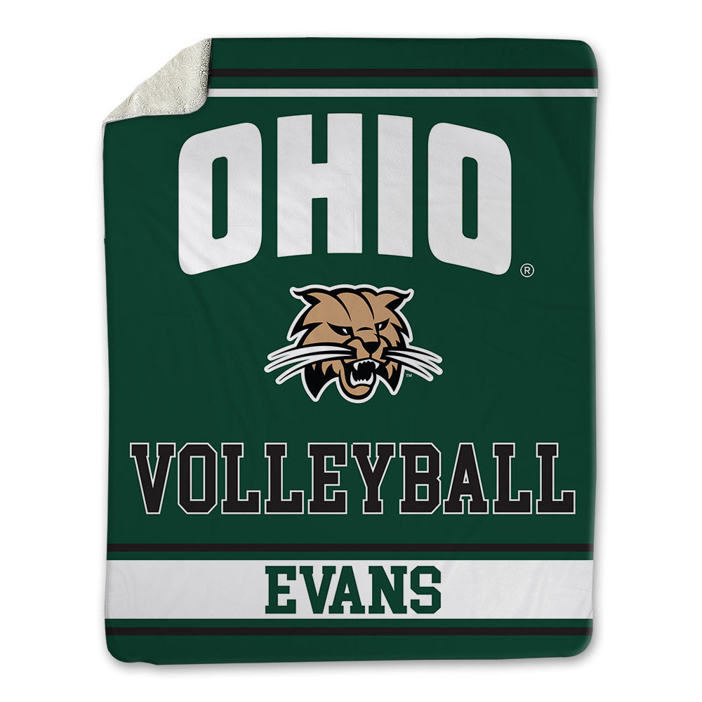 Ohio - NCAA Women's Volleyball : Sierra Evans - Blanket-0