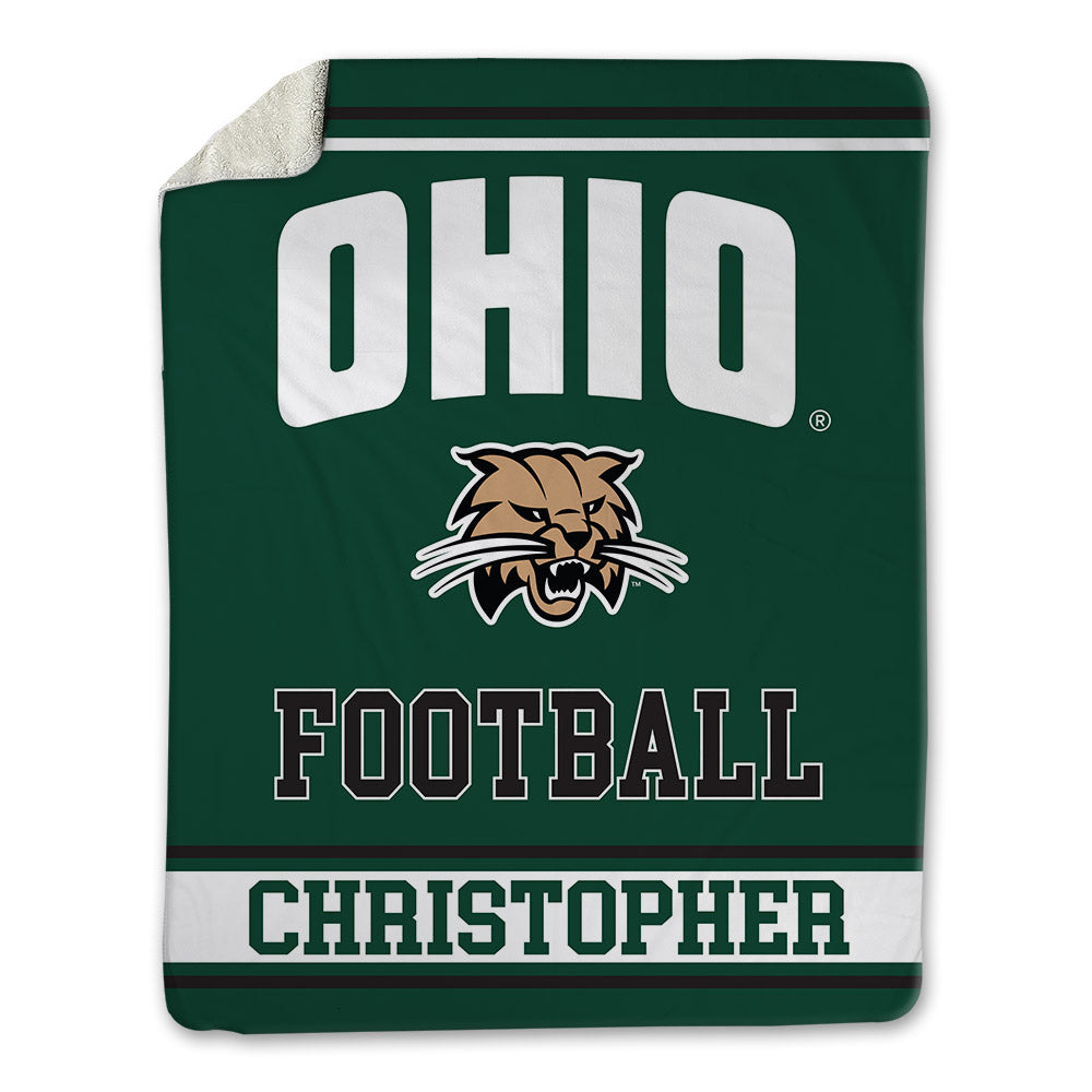 Ohio - NCAA Football : Charlie Christopher - Blanket-0