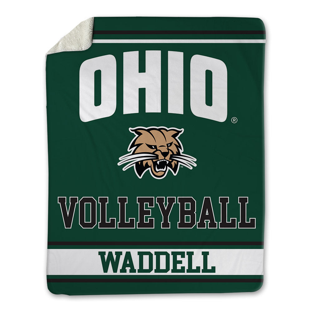 Ohio - NCAA Women's Volleyball : Emily Waddell - Blanket-0