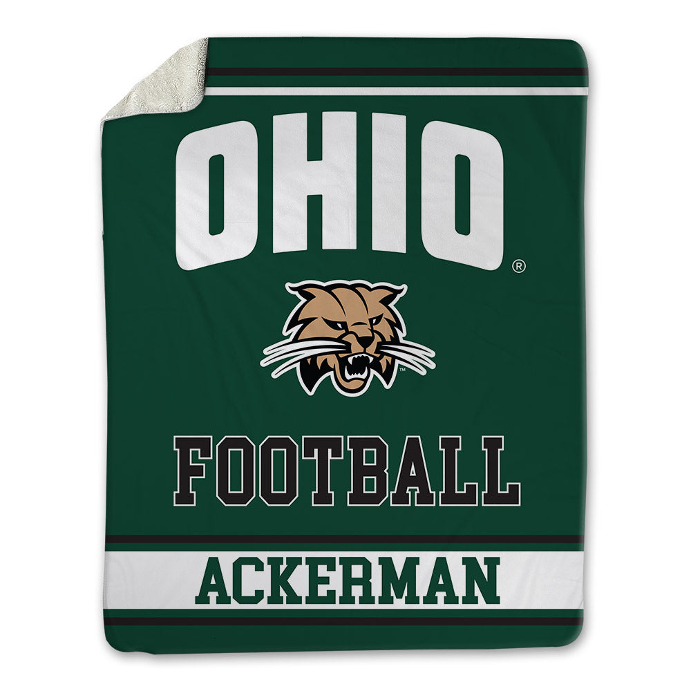 Ohio - NCAA Football : Ike Ackerman - Blanket-0
