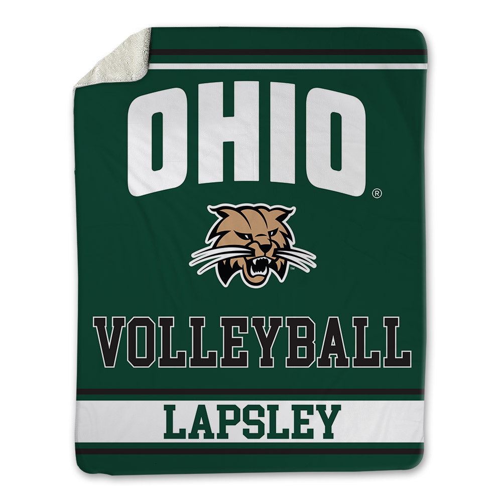 Ohio - NCAA Women's Volleyball : Cienna Lapsley - Blanket-0