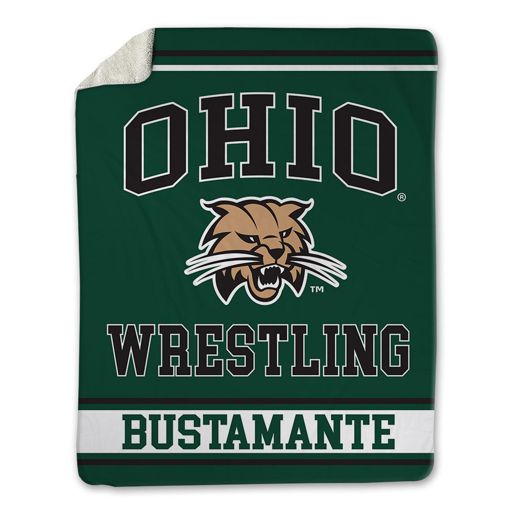 Ohio - NCAA Wrestling : Sam Bustamante - Blanket-0