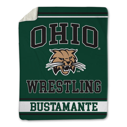 Ohio - NCAA Wrestling : Sam Bustamante - Blanket-0