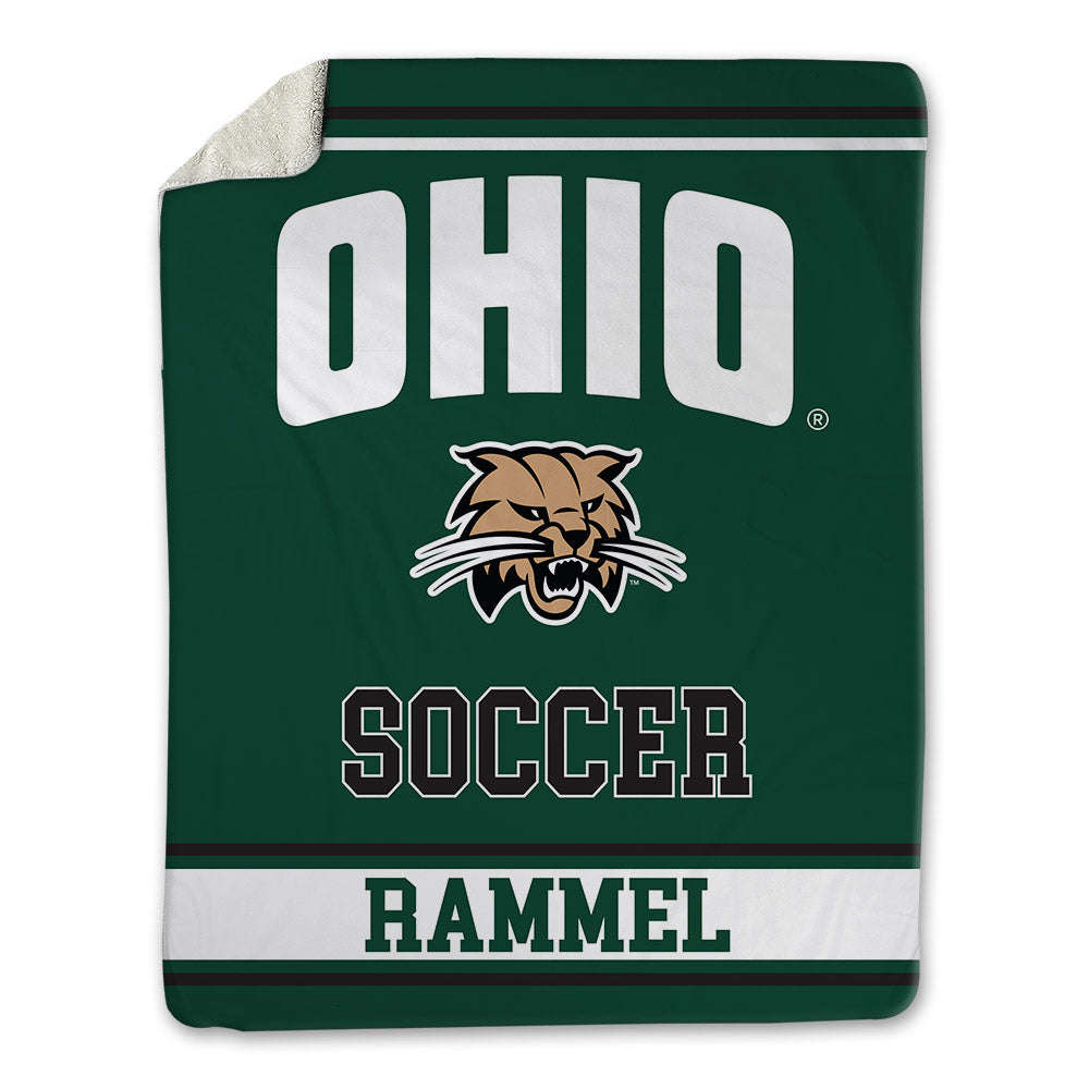 Ohio - NCAA Women's Soccer : Ayla Rammel - Blanket-0