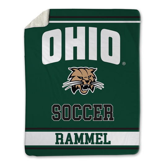 Ohio - NCAA Women's Soccer : Ayla Rammel - Blanket-0