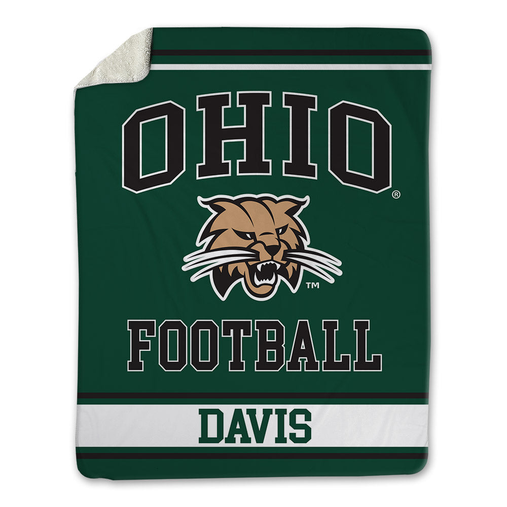 Ohio - NCAA Football : Levi Davis - Blanket-0