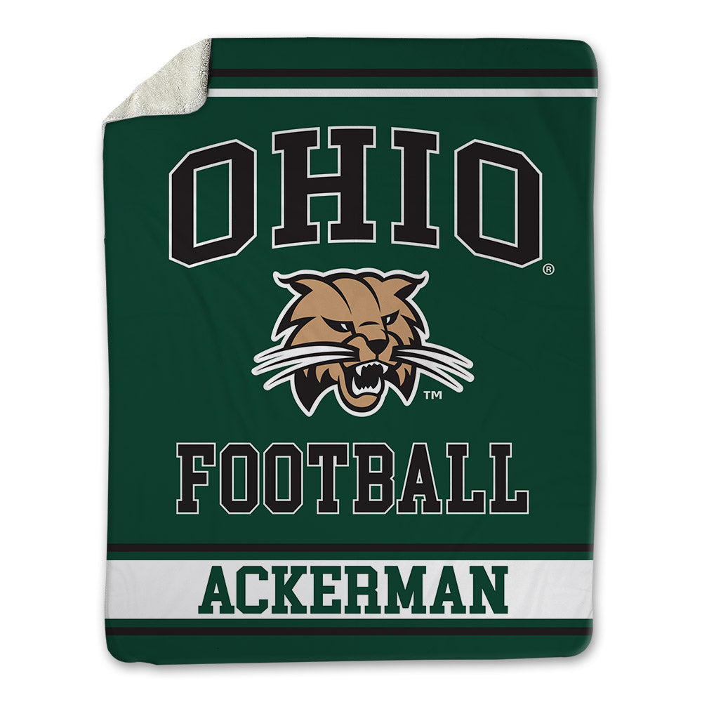 Ohio - NCAA Football : Ike Ackerman - Blanket-0