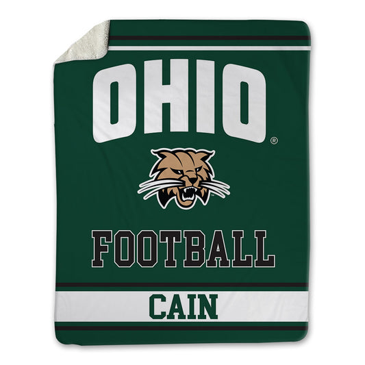 Ohio - NCAA Football : Marcus Cain - Blanket-0