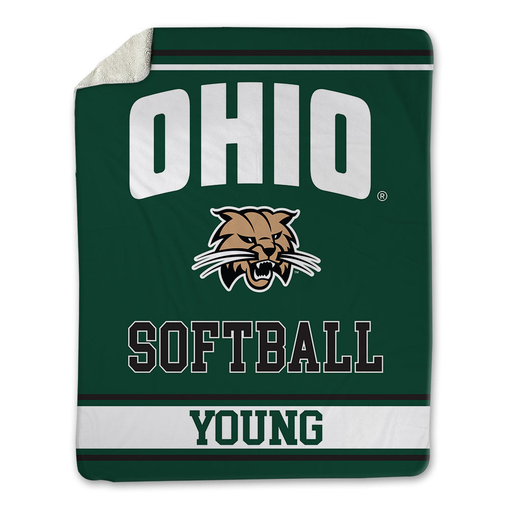 Ohio - NCAA Softball : Sydney Young - Blanket-0