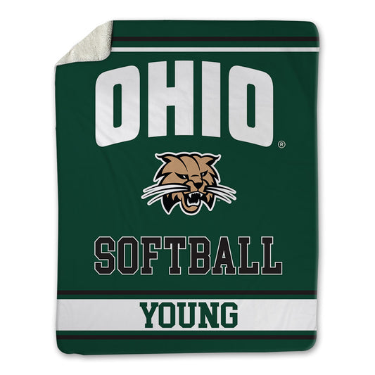 Ohio - NCAA Softball : Sydney Young - Blanket-0