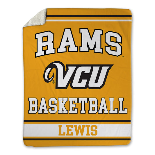 VCU - NCAA Men's Basketball : Nyk Lewis - Blanket-0