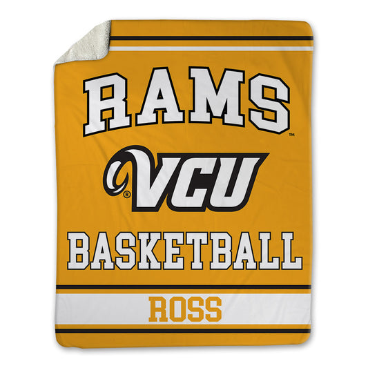 VCU - NCAA Men's Basketball : Collin Ross - Blanket-0