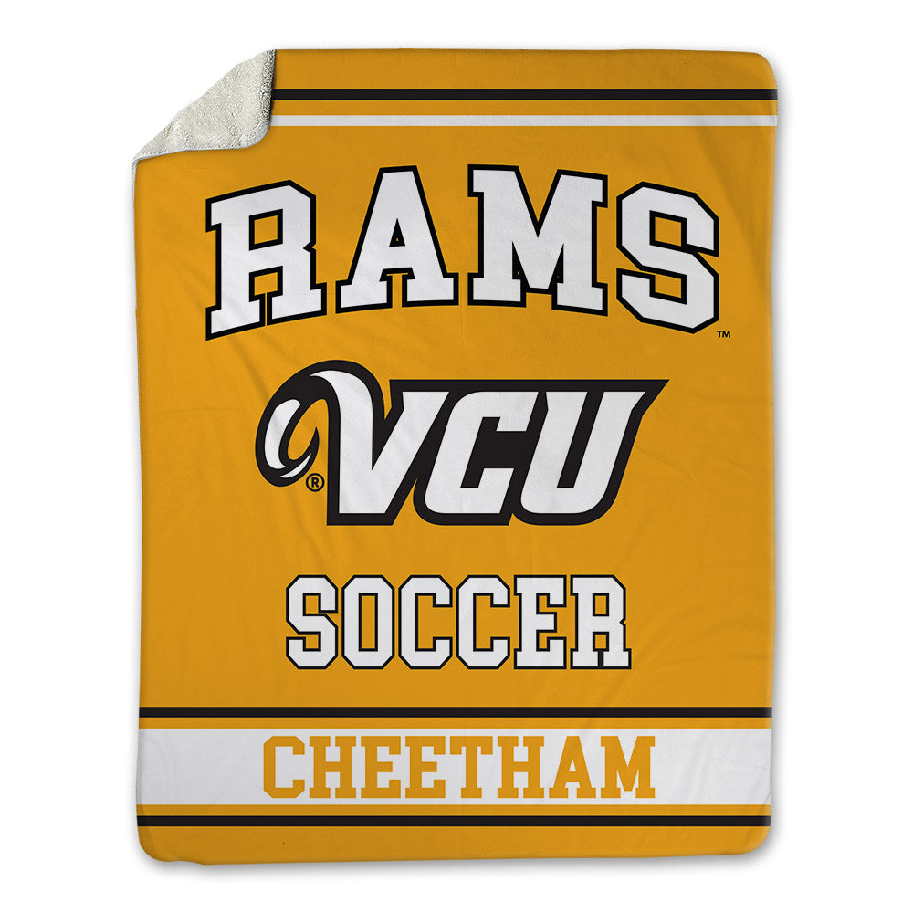 VCU - NCAA Men's Soccer : Jordan Cheetham - Blanket-0