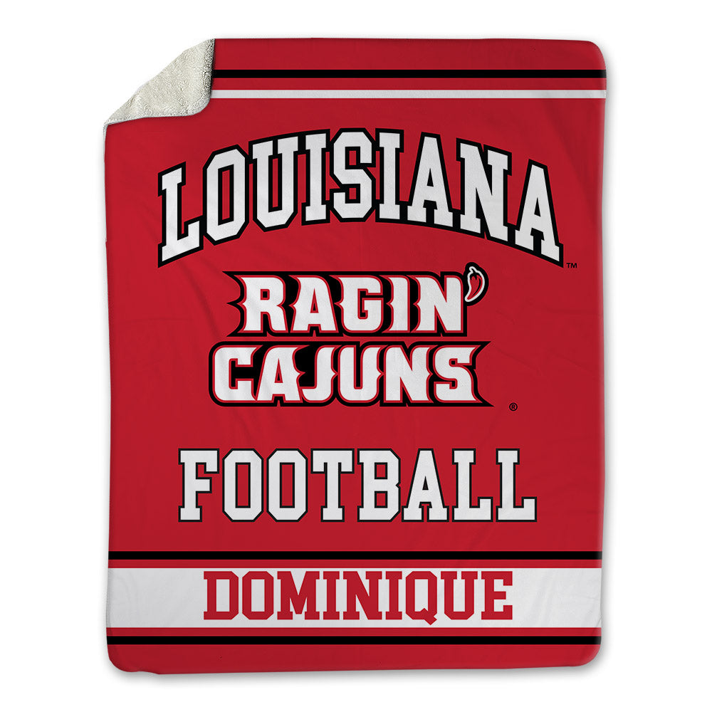 Louisiana - NCAA Football : Ty Dominique - Blanket-0