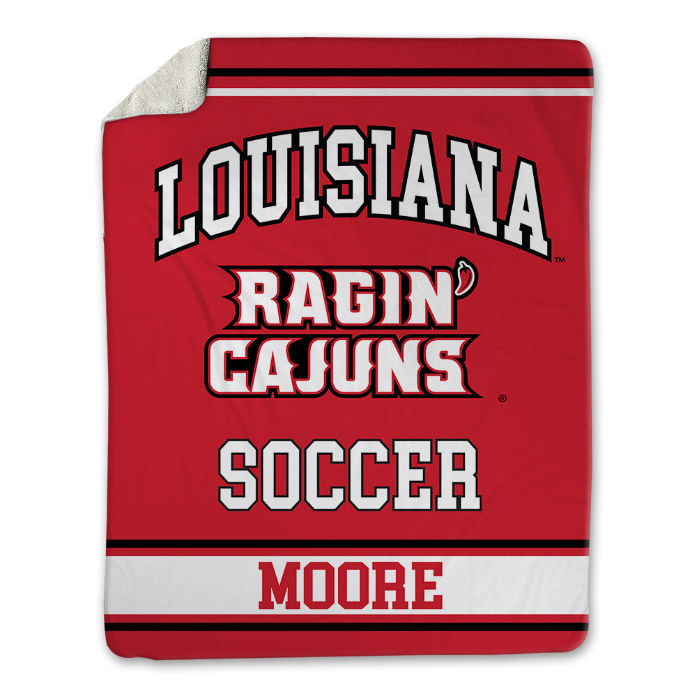 Louisiana - NCAA Women's Soccer : Sophia Moore - Blanket-0