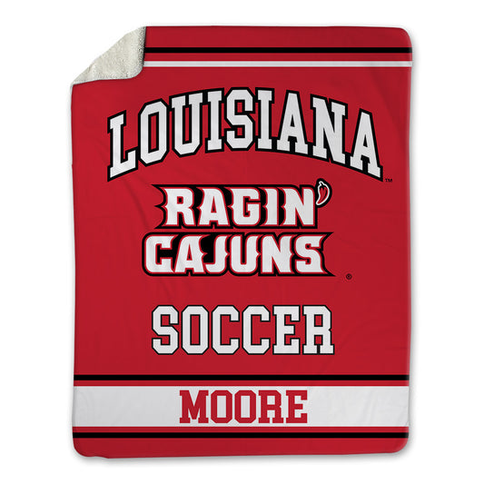 Louisiana - NCAA Women's Soccer : Sophia Moore - Blanket-0